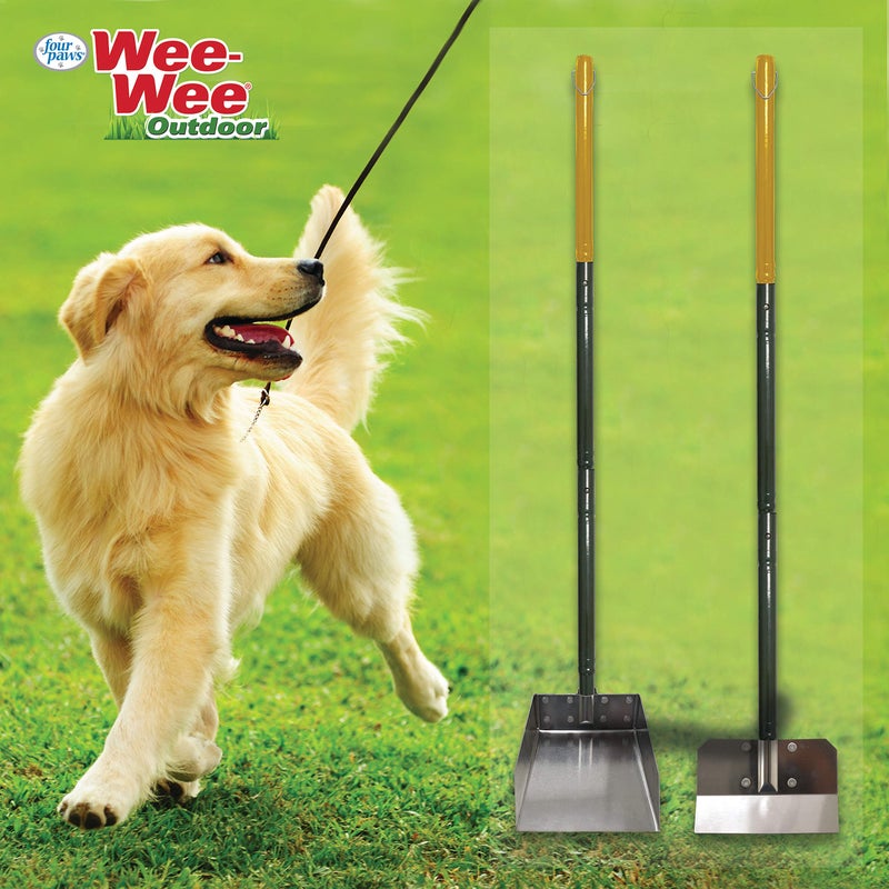 Four Paws Wee-Wee Pooper Scoopers for Dogs l Outdoor Rake l Spade & Pan l Pooper Scooper Set,Black - Image 2